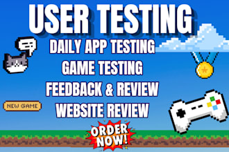 website testing app testing user testing beta testing game testing 12 app review