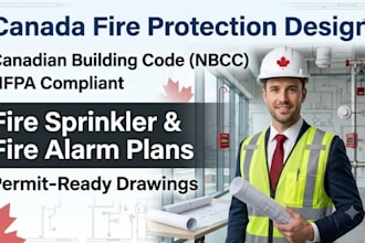 design canada fire protection and canadian building code compliant plans