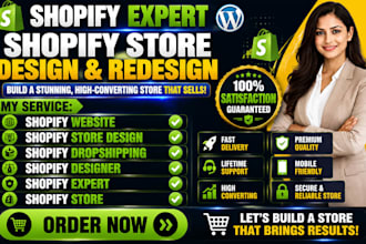 build a shopify store shopify website