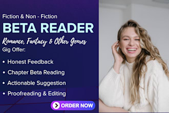 critique your novel and give honest beta reader feedback