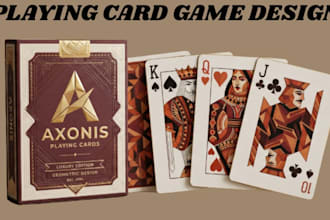 design custom playing card poker cards, card box, blackjack deck and poker chips