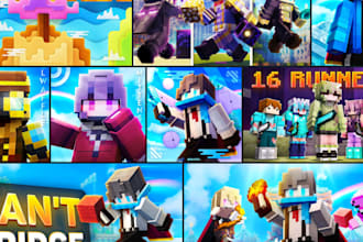design minecraft banner, youtube banner minecraft gaming bedrock banner twitch