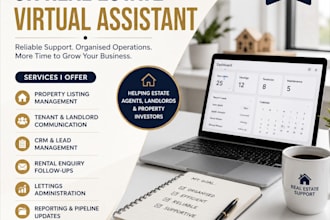 be your UK real estate VA for lettings and property management