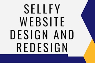 sellfy website design and redesign sellfy store design and redesign