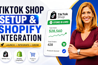 setup tiktok shop integrate shopify store and be your tiktok shop manager
