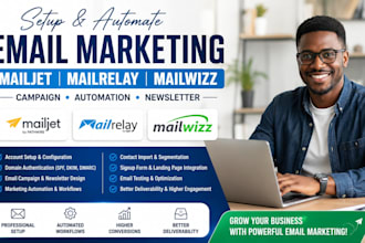 setup mailjet mailrelay mailwizz email marketing campaign automation newsletter