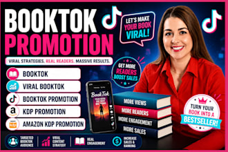 do amazon KDP promotion, booktok promotion, and viral ebook marketing