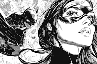 comic book, comic illustration, comic graphic novel