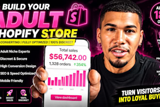 design SEO optimized adult shopify store for toys, lingeries