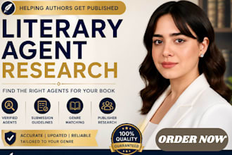 research verified literary agent for your book genre and submission