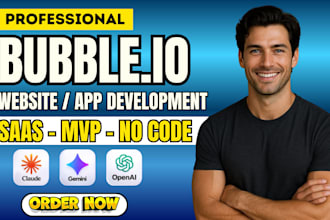 build figma to bubble io website bubble crm expert bubble mvp saas app developer
