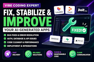 fix base44 lovable bolt and vibe code bugs