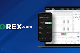 build forex trading website,CRM, broker website, trading bot, stock trading site