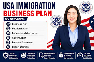 write eb2 niw petition letter, business plan, expert opinion for uscis