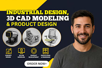 do industrial design, 3d cad modeling and product design