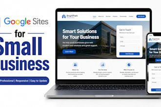 google sites business website design for small business nocode simple website