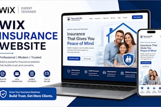 design insurance commercial agency website insurance broker business website