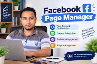 be facebook page manager and content creator