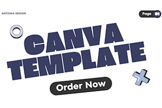 design editable digital product do canva template design for your etsy store