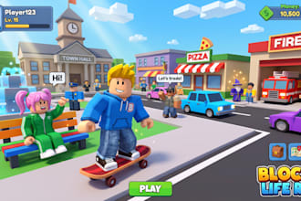 develop  roblox game, roblox map design, lua scripting, model in roblox studio