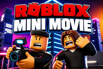 create a roblox mini movie or roleplay with script voice and game recording