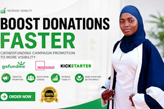 promote gofundme kickstarter indiegogo crowdfunding campaign