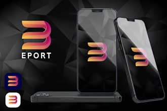 design modern app icon logo for ios and android