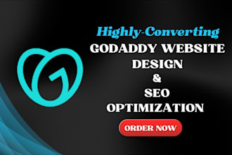fix or develop responsive godaddy website design or redesign
