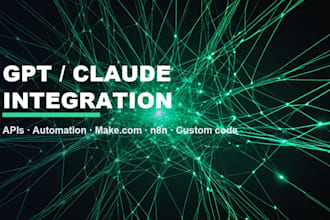 integrate chatgpt or claude API into your app or workflow