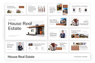 design corporate real estate presentations, property pitch deck investor decks