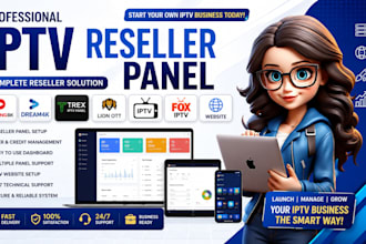 activate reseller panel with website and app rebranding, b1g, dream4k, mega ott