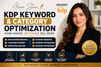 optimize your amazon KDP book keywords and categories for visibility