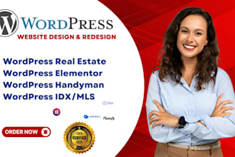 build a professional wordpress website for handyman services