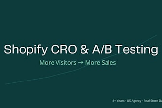 increase your shopify sales with cro and ab testing