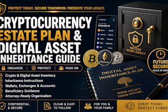 create a cryptocurrency estate plan, digital asset inventory inheritance guide