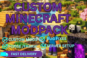 install and set up your minecraft modpack with forge or fabric