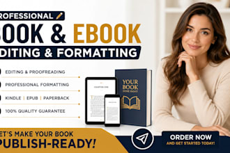 do ebook formatting kindle formatting and manuscript editing