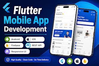 develop android and ios flutter app