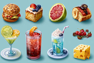 do food and drink illustration