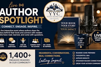 host a live author spotlight event with an engaged community of readers