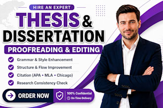 proofread, edit, format thesis, dissertation humanize ai as a linguist in 24hrs