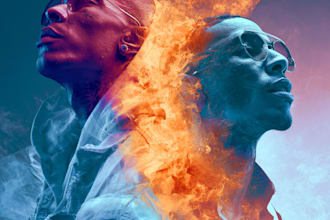 design modern album cover for all music genres