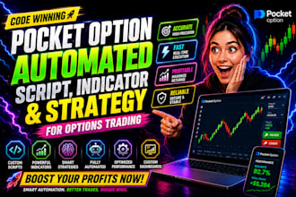 code automated pocket option, iq option, quotex and deriv script for strategy