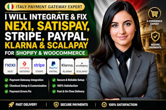 fix italy shopify woocommerce nexi satispay stripe paypal checkout payment