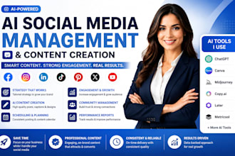 manage your social media with ai content creation and strategy
