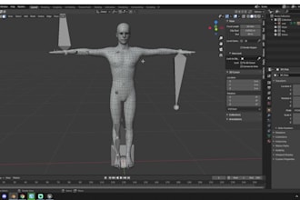 fix and rig, facial rig, mmd, weight painting, any mesh in any software