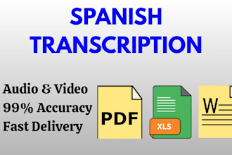 do professional spanish audio transcription