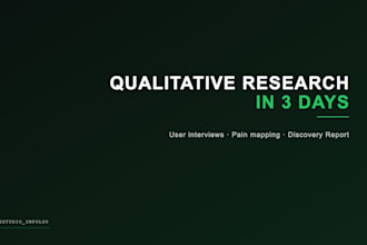 validate your idea with qualitative research in 3 days