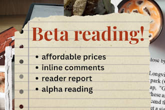 alpha and beta reading