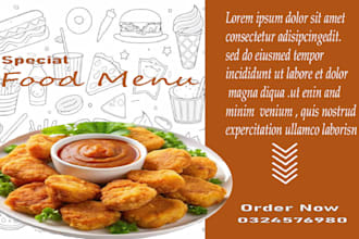 food poster design service